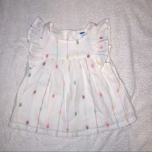 Old Navy White Dress 18-24 Months